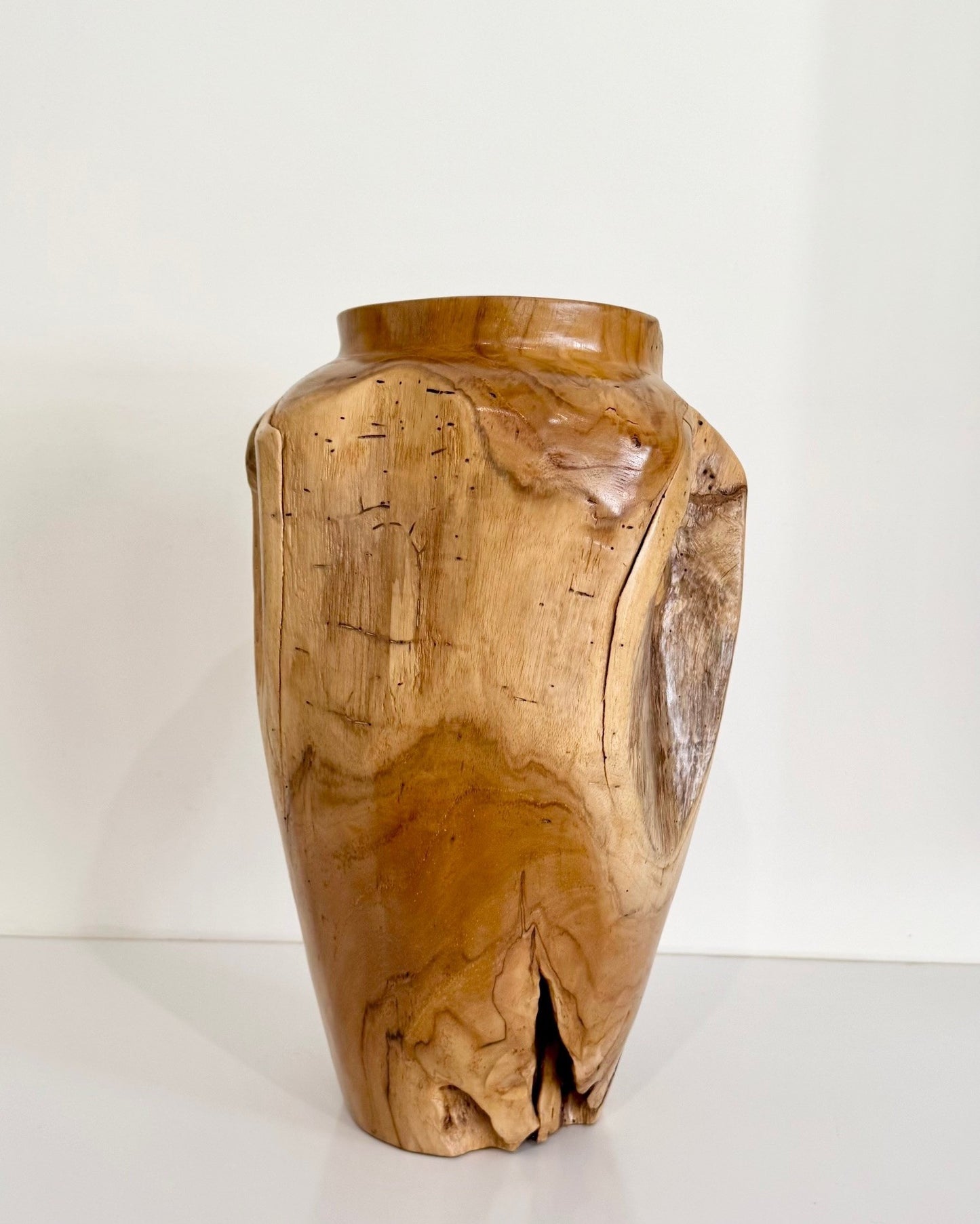 Teak Polished Vase