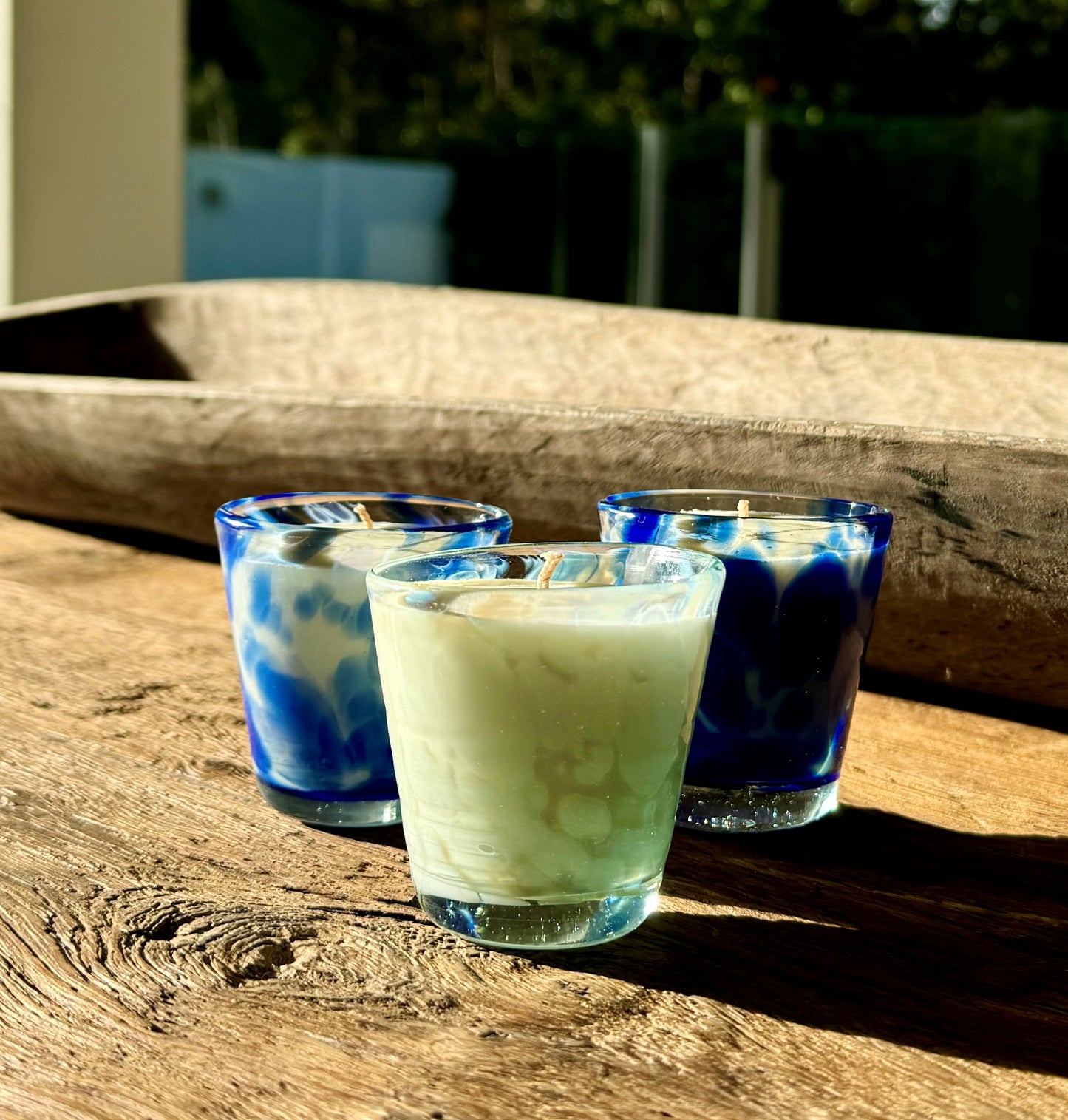Tea Lights - Set of 3 Luxury Glass Candles