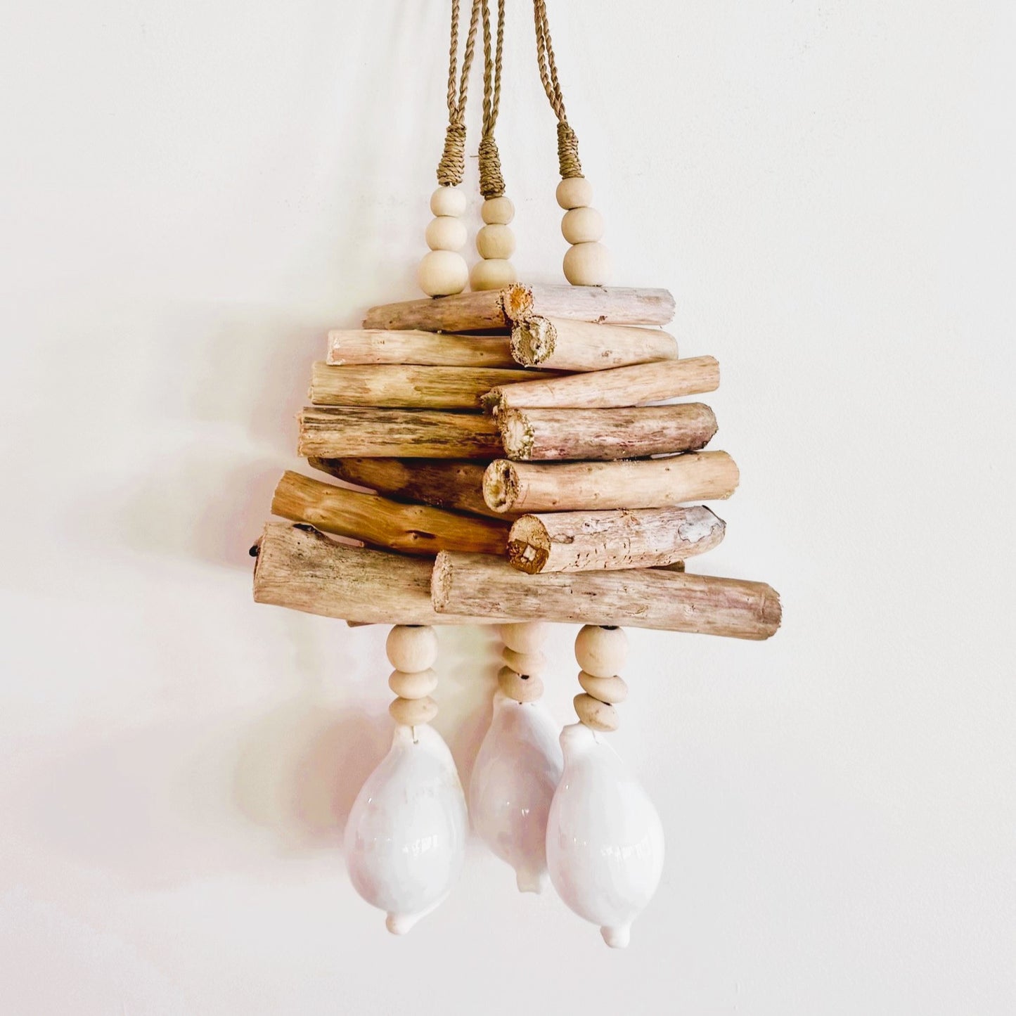 Driftwood Shell Tassel