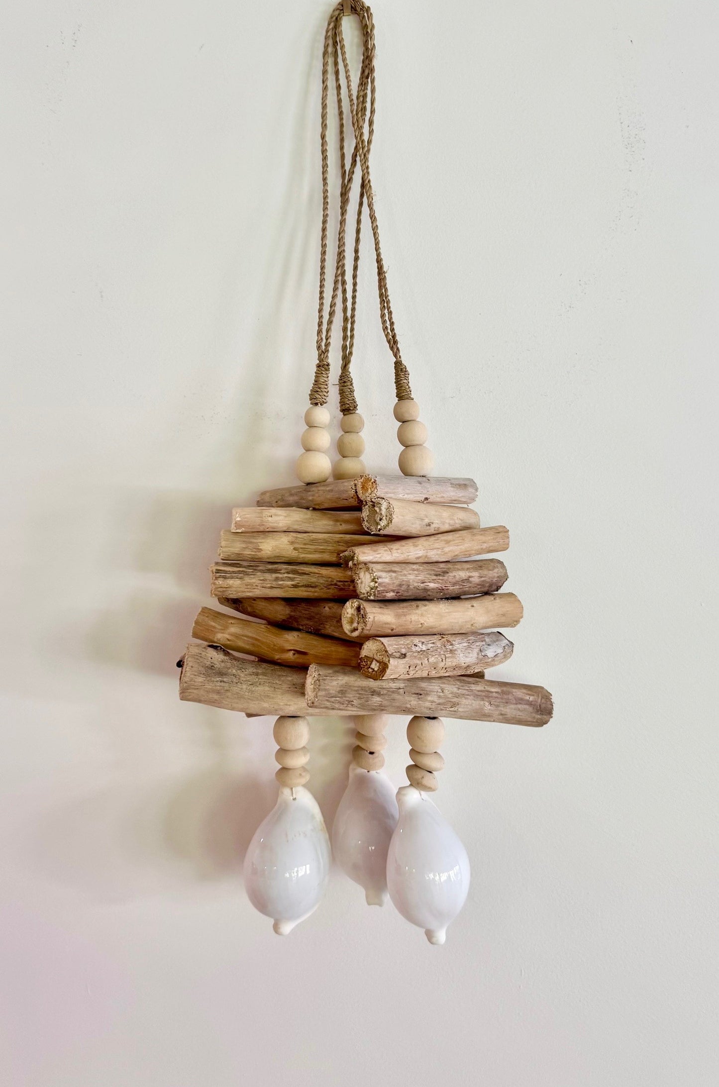 Driftwood Shell Tassel