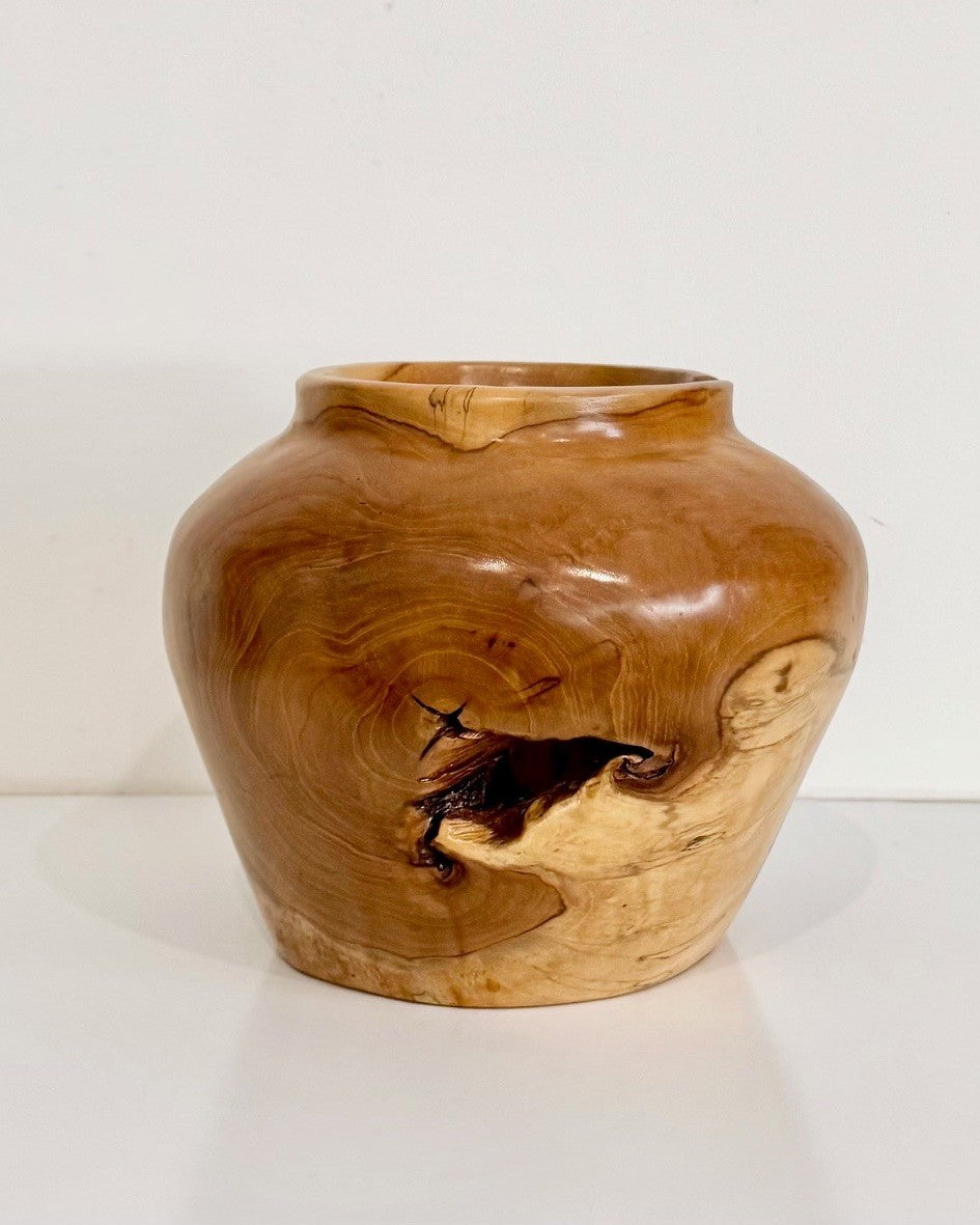 Teak Polished Vase