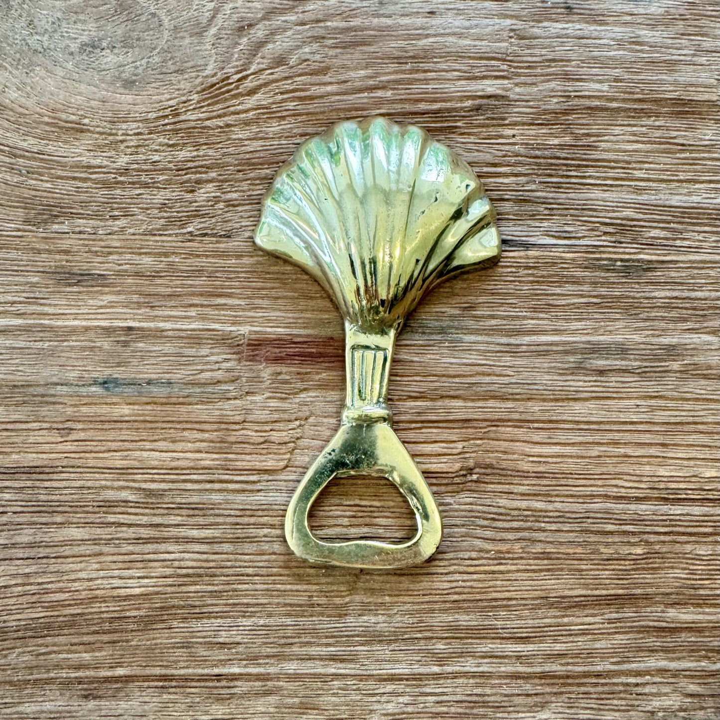 Brass Clam Bottle Opener
