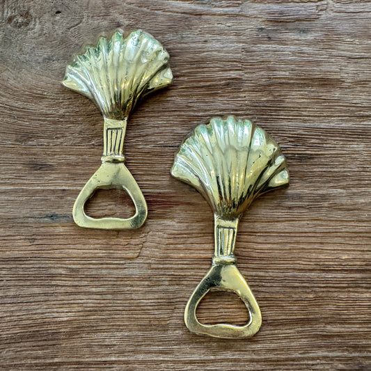 Brass Clam Bottle Opener