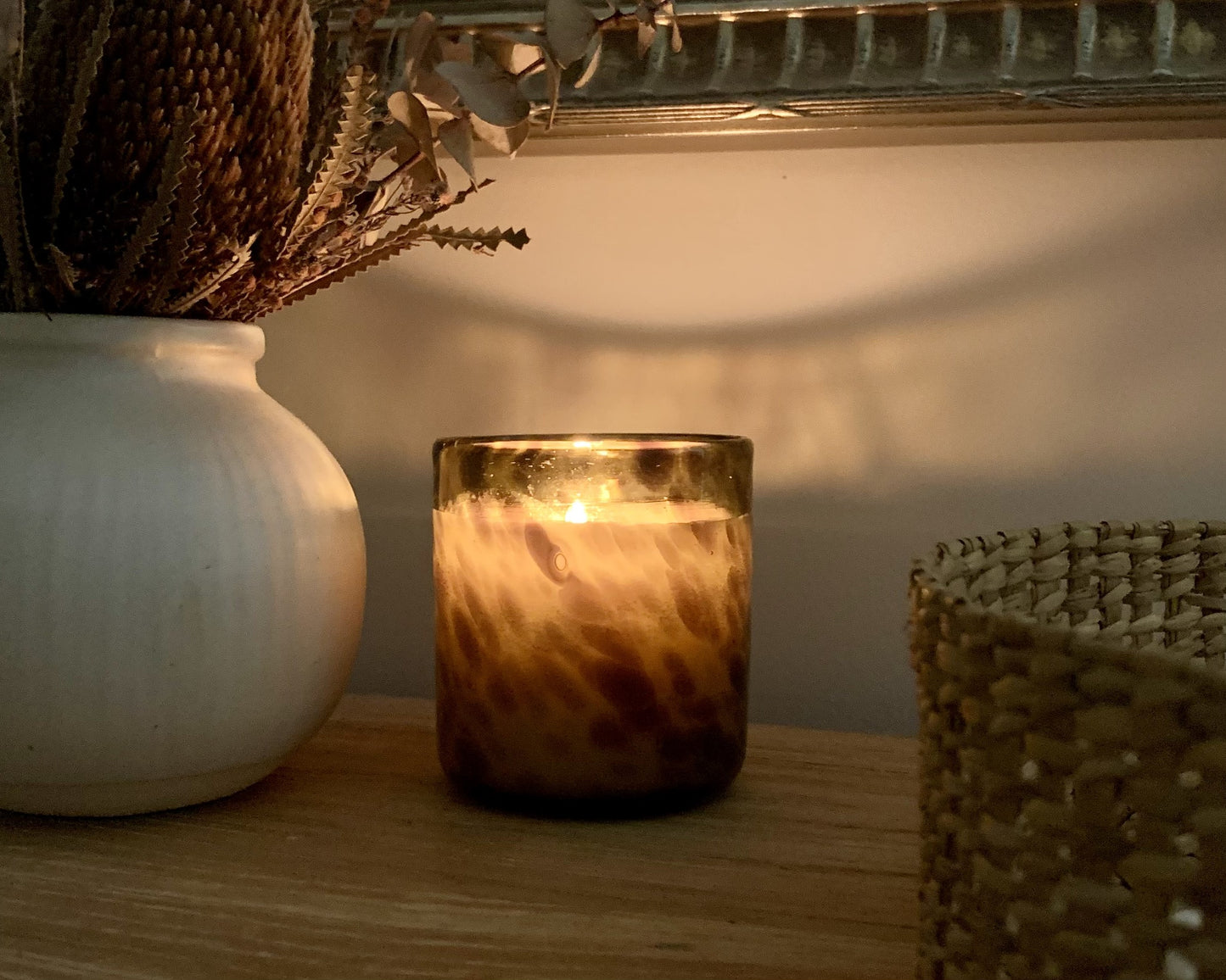 Macan Luxury Glass Candle