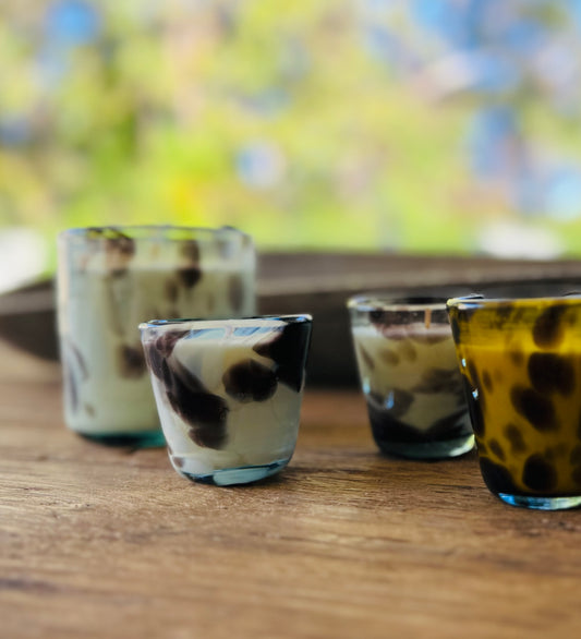 Tea Lights - Set of 3 Luxury Glass Candles