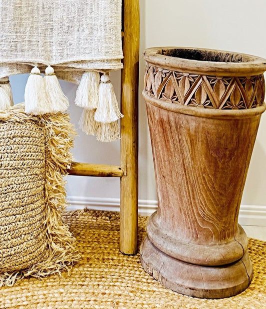 Vintage Teak Vase