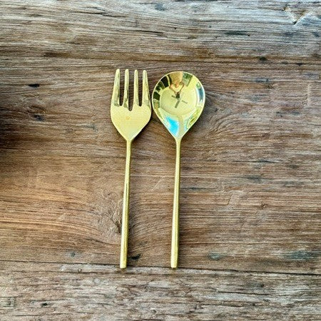 Brass Salad Servers