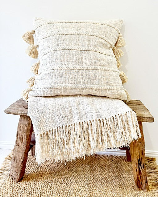 Cotton Braided Cushion