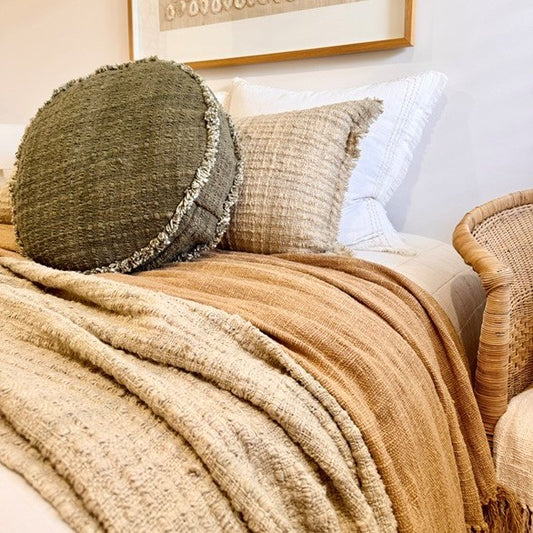 Round Cotton Cushion