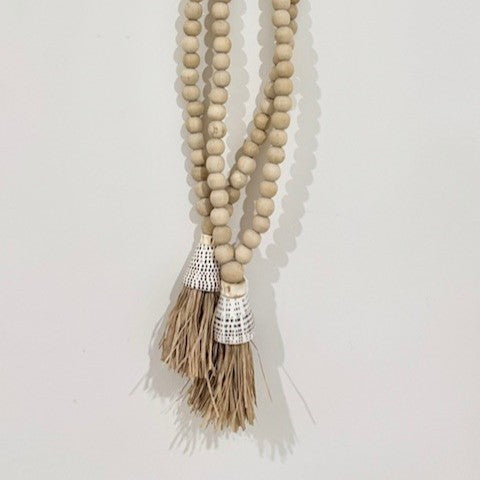 Bead & Cone Shell Tassel